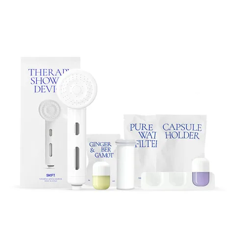 Korea SHIFT Original  Chlorine Removal  Skin Moisturizing Shower All in One Set   Vitamin Capsule Filtered Shower head