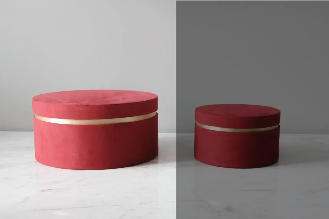 Wholesale Custom Logo Round Velvet Box Gift paper package Box