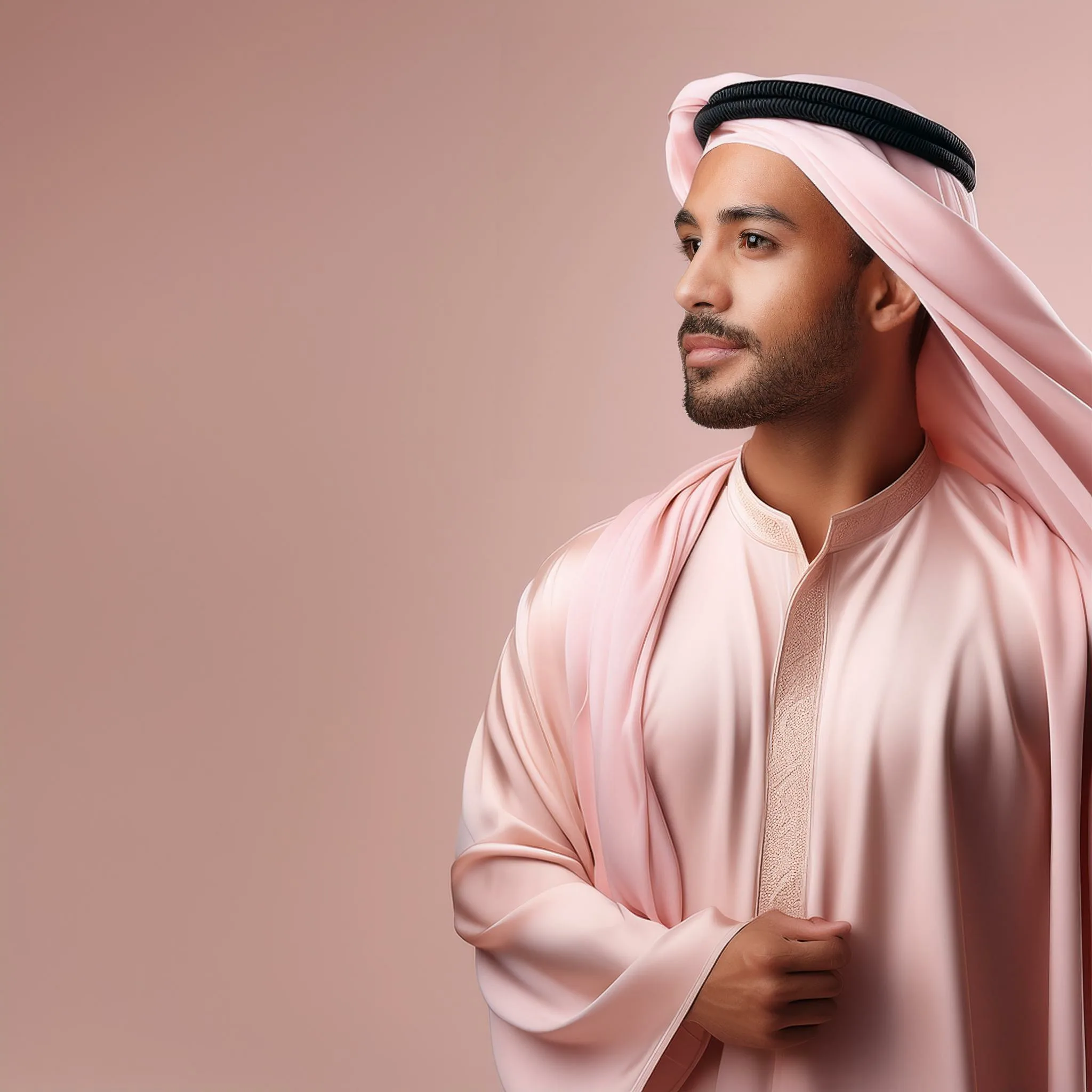 Moroccan Qatar Heavy Islamic Men Kurta Round Neck Pajama Khaleeji Black Jubba Arabic Jacket Thobe for Men