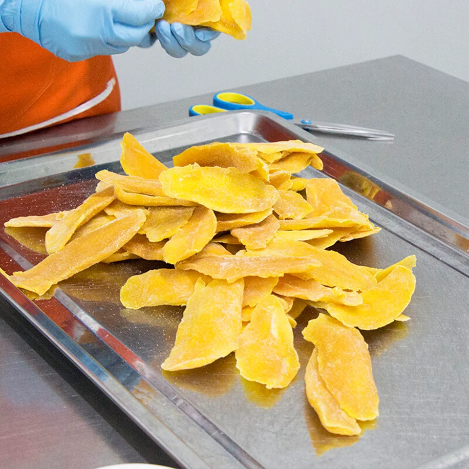 Fruit Products from Thailand Factories Dehydrated Mango Fruit Sweet Delicious Sugar Free OEM Private Label