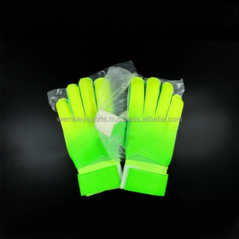 Thickened football goalkeeper soccer gloves Color Gradient Bone Guillotine PU Latex Soccer Goalkeeper Goalie Gloves