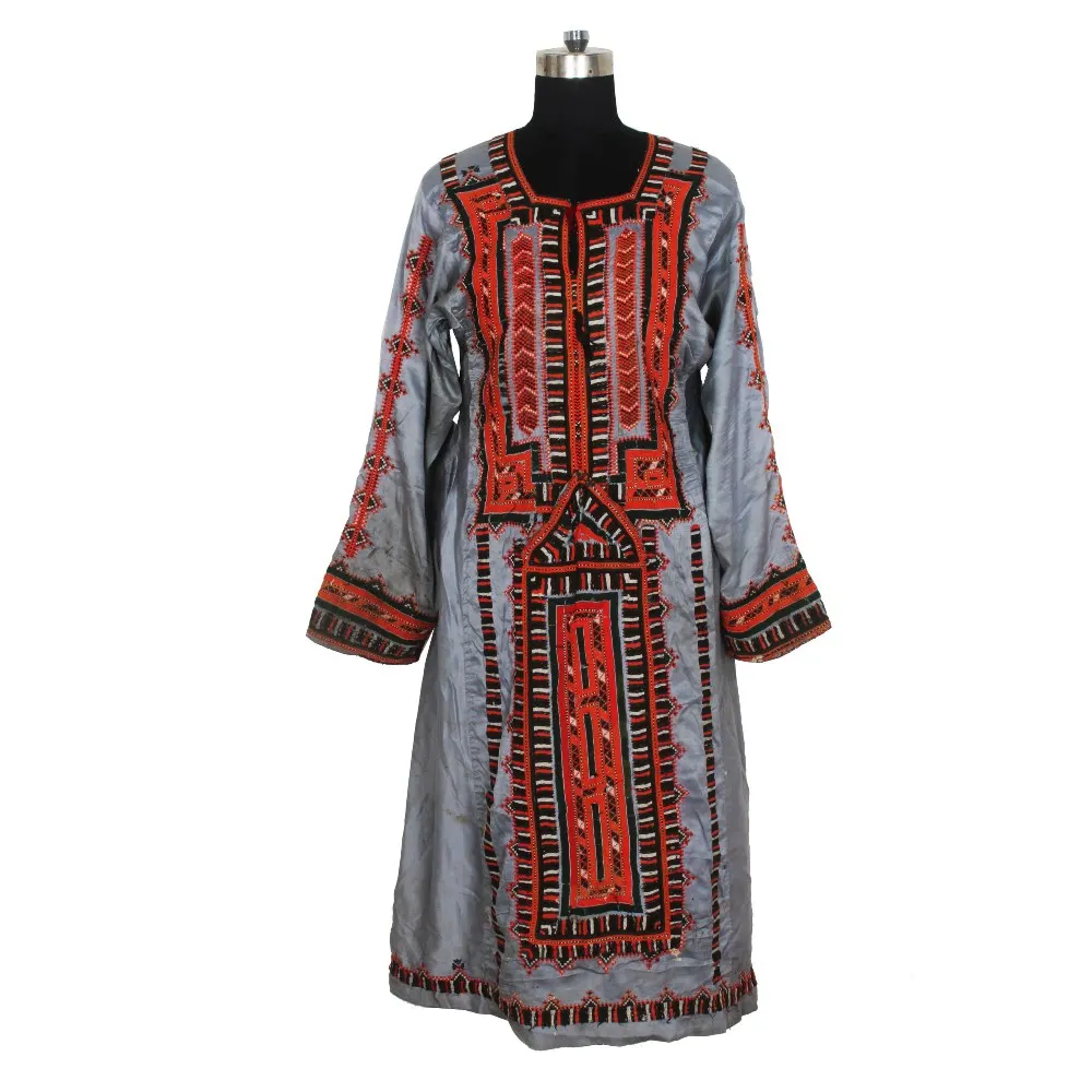 Real Vintage Handmade Balochi Dress With Tassels Balochi Tribal Ethnic Coins Dress collection of vintage hand embroidery banjara