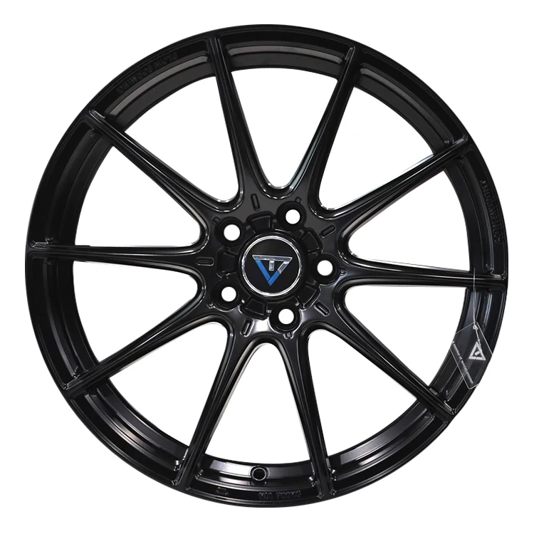 Flow Formed 15 Inches VLF02 Aluminum Car Tyre Matt Black PCD 4X100 Racing Car Alloy Wheel Rims