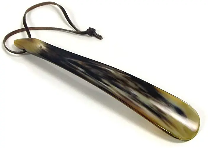 Buffalo Handmade Shoe Horn 100% Ox Shoe Horn High Selling Natural Short and Long for Customized Sale