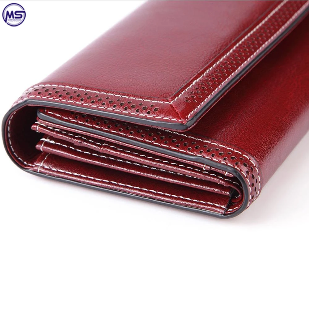 Premium High Quality Cheap Price 2022 Women Custom Size Outdoor Wear Women Leather Wallets