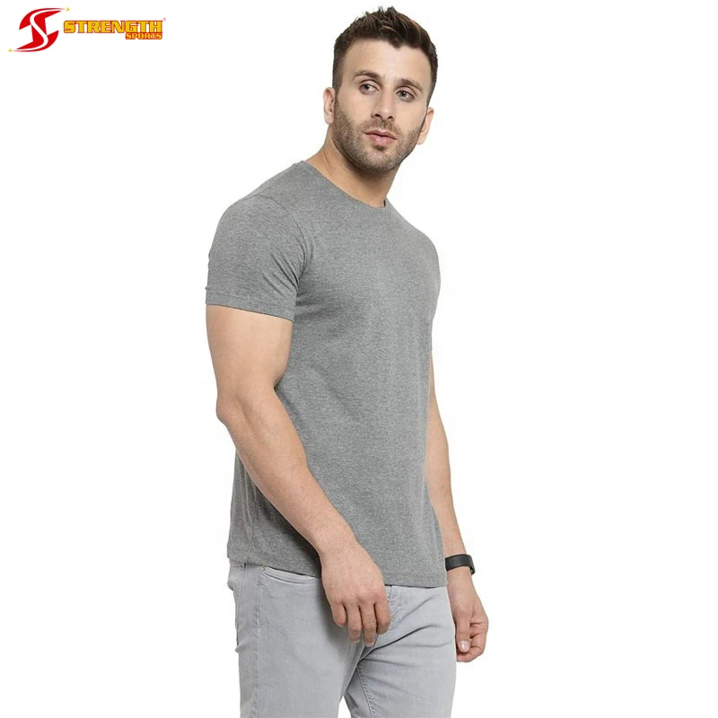 Custom made cotton half sleeve men clothes casual thick oversize men cotton t shirts