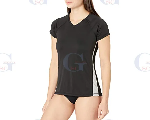 Premium quality women MMA rash guard high quality protective surfing shirts 50 UPF sports rash guards with private design print