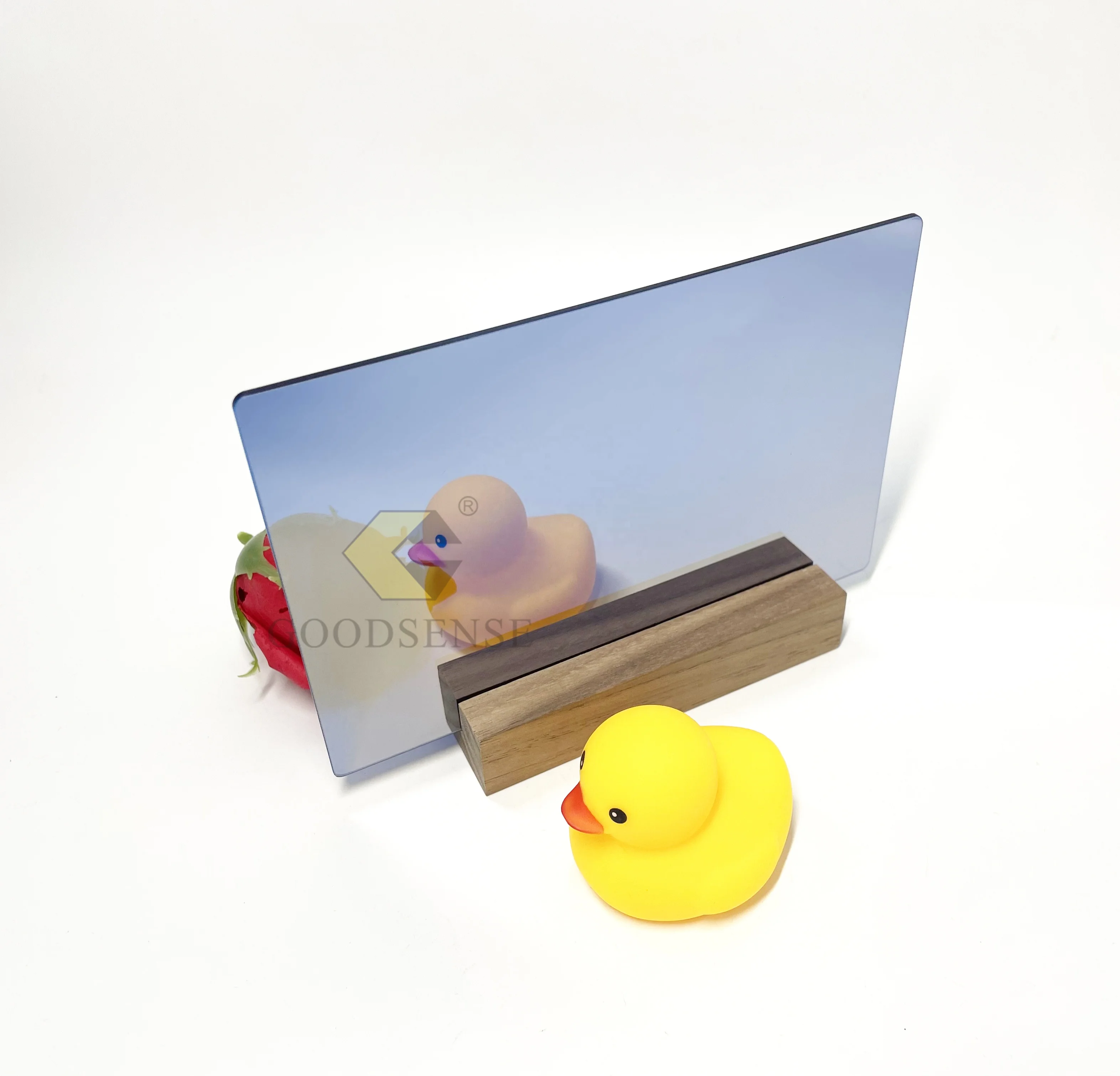 Goodsense Hard Blue 2 Way Mirror Acrylic Wholesale Sew on Acrylic Glassless Mirror Plexiglass Light for Infinity Tunnel Mirror