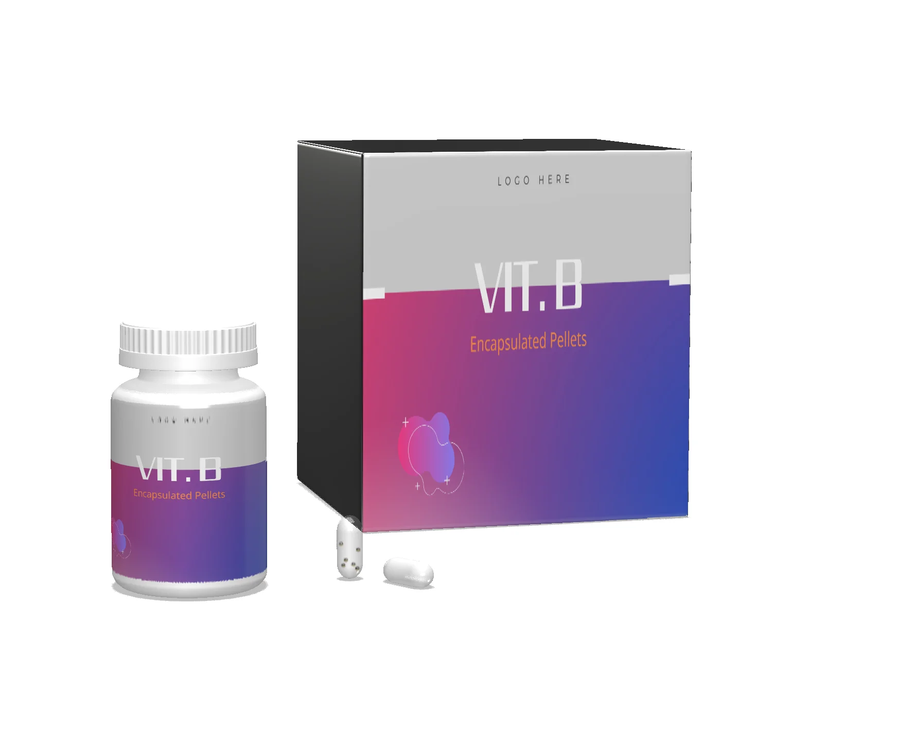 Multi Vitamins B Complex energy Supplement capsule