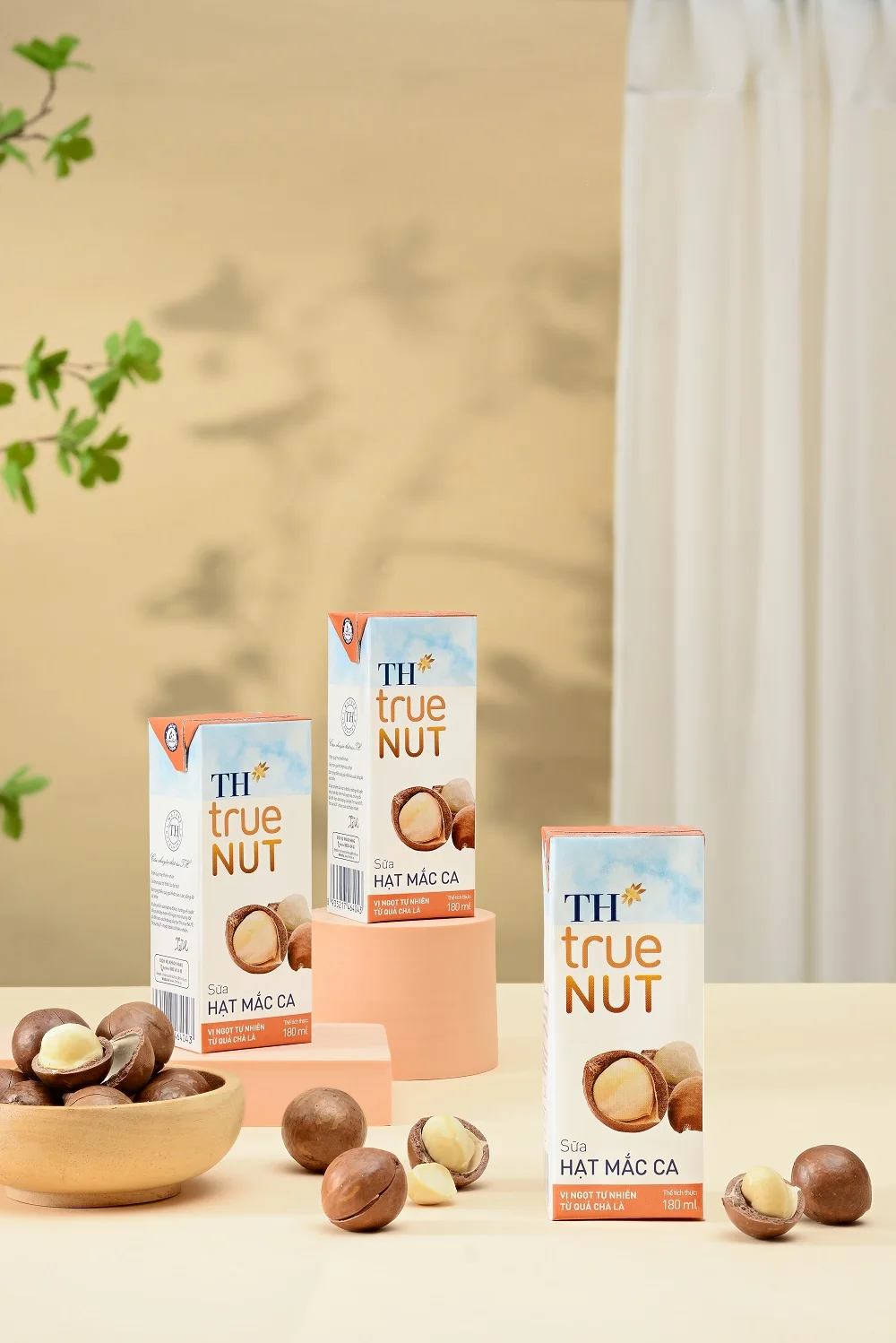 Молоко макадамии TH true NUT 180 мл смешанные молочные продукты высокое качество стерилизованное 9 месяцев срок годности АРОМАТИЗИРОВАННОЕ МОЛОКО