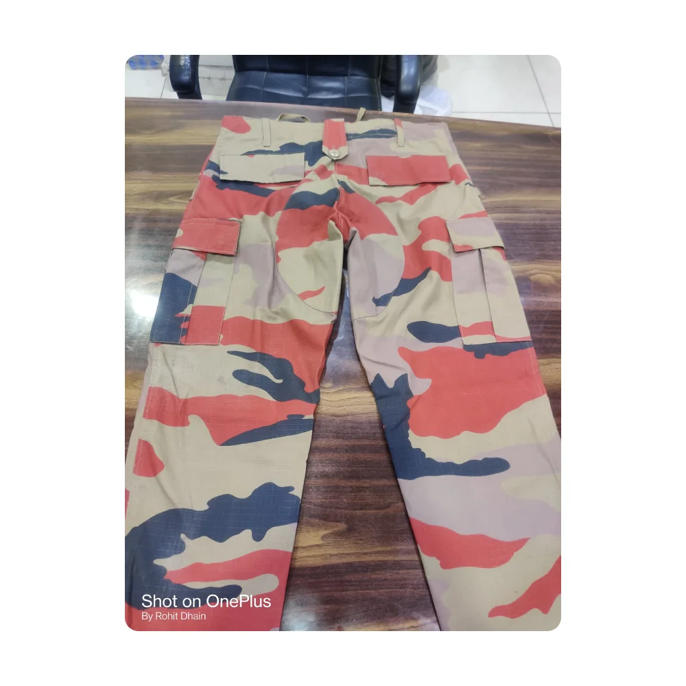 Customized Unisex Camouflage Tactical Uniform Cotton BDU Security Shirt and Pants Combat Uniform