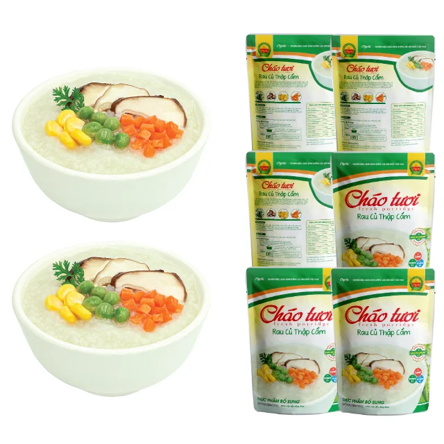 240g Mixed Vegetables Infant food nutritious food no preservatives vegetarian fresh porridge ready to eat OEM Vietnamese product