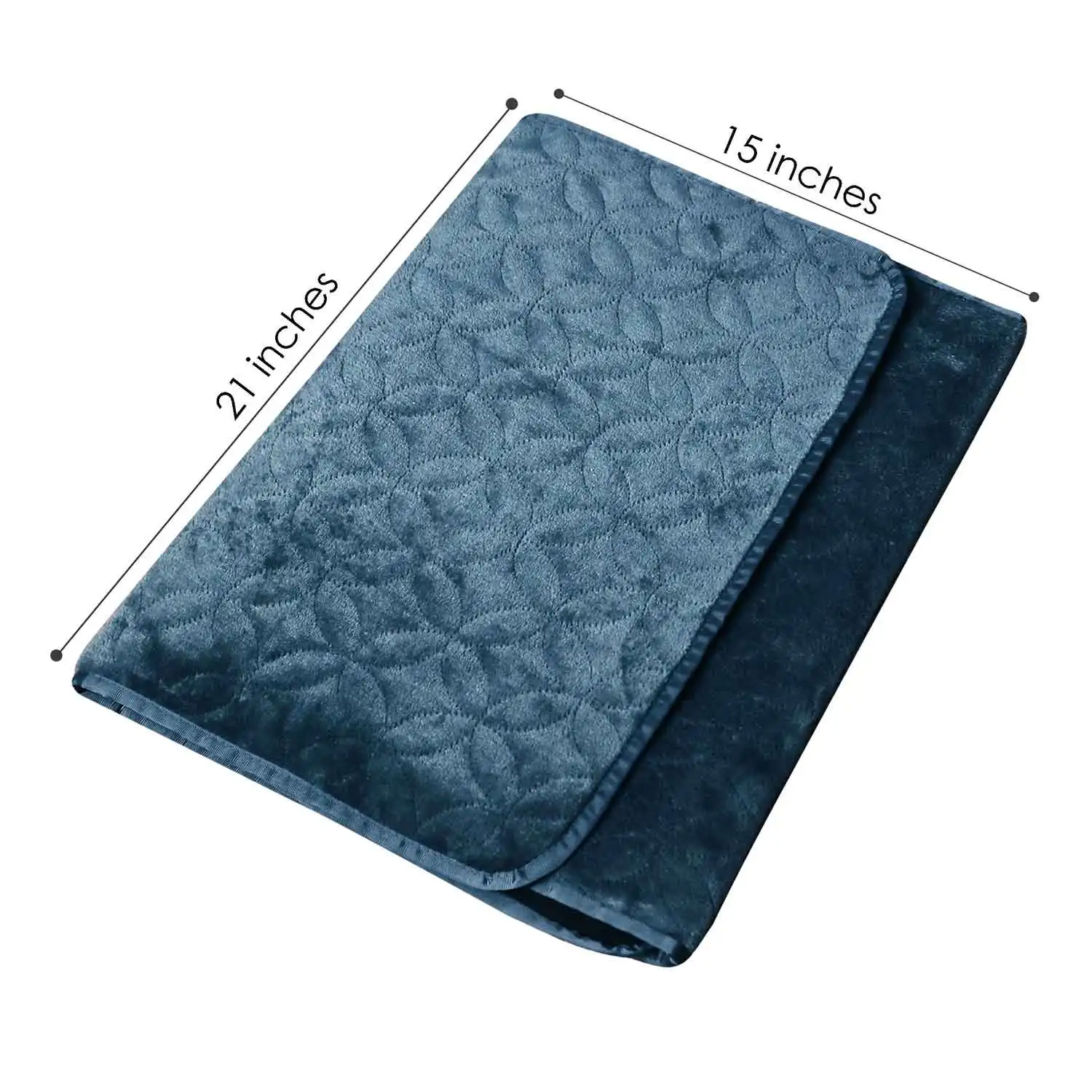 New Custom Design Foldable Rest Back Take Prayer Mat Navy Islamic Prayer Mat Muslim Rug Foldable Mat