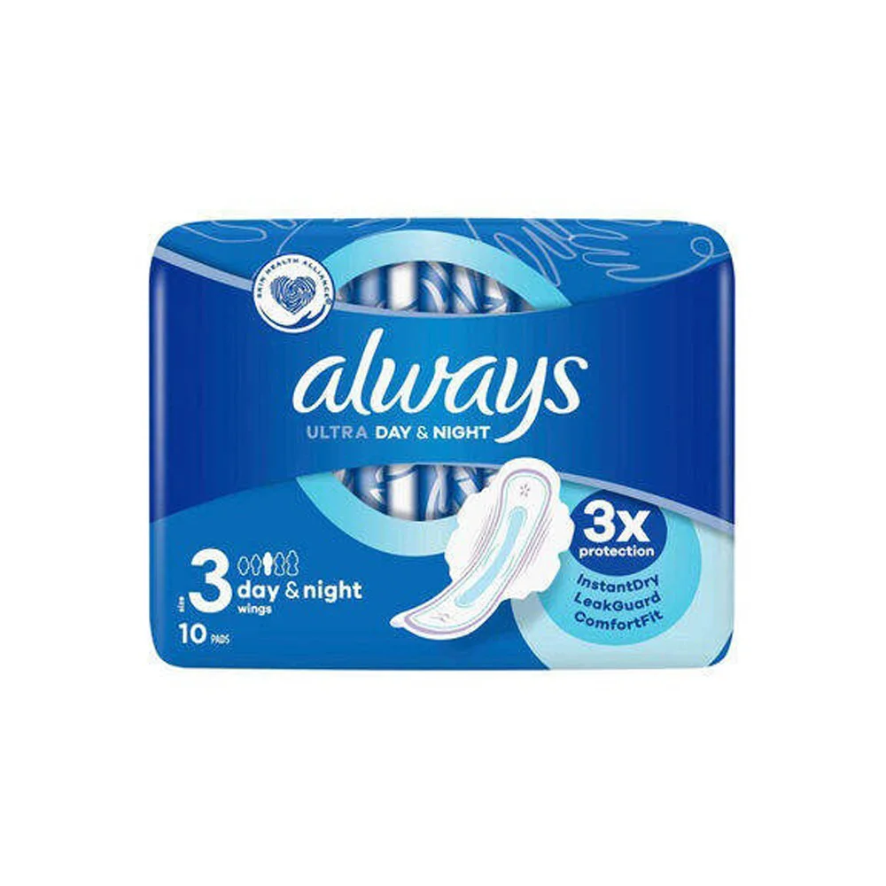 Buy Always Ultra thin Pads with Wings, Size 1, Regular, Unscented, 46 Ct Thin Overnight Pads with Wings, Size 4