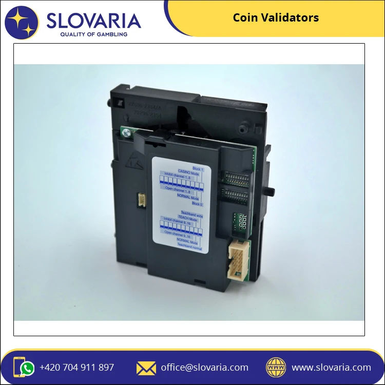 Manufacturer of Top Quality Multi Frequency Technology Advanced Coin Validators at Genuine Wholesale Price