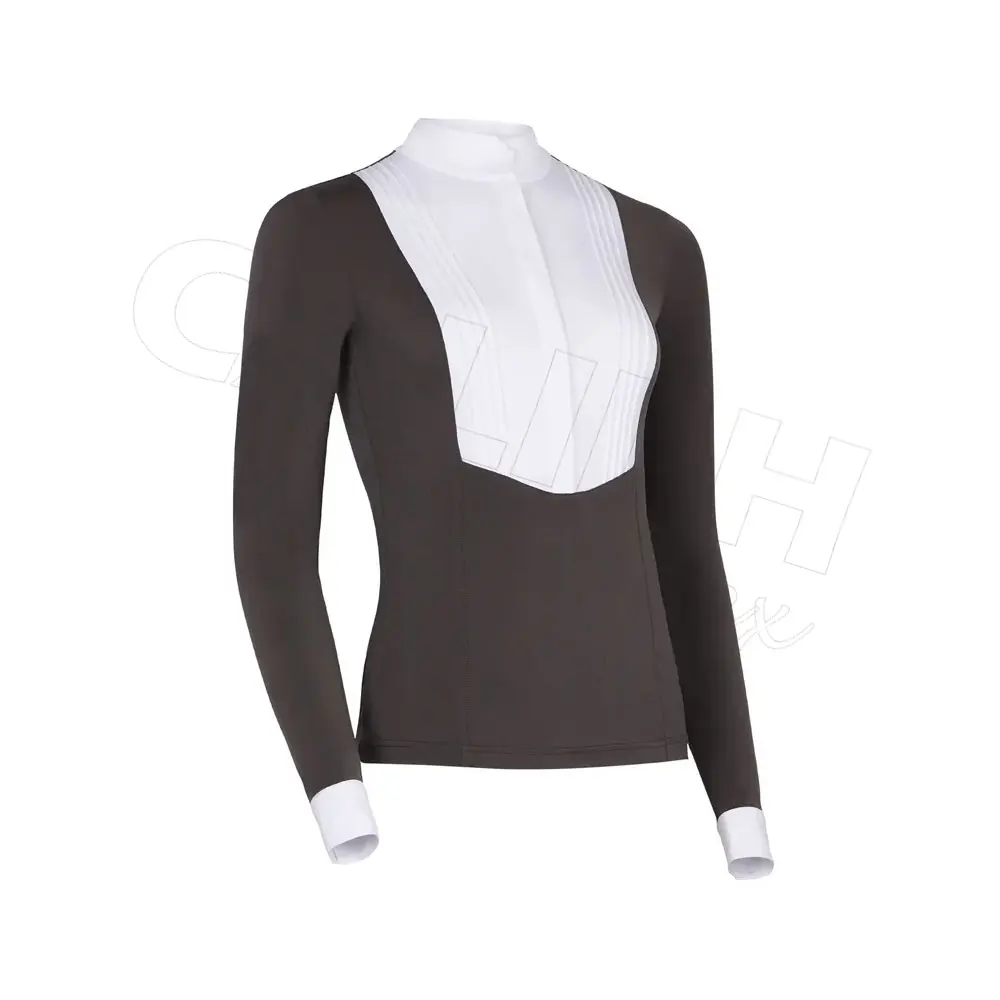 Wholesale price long sleeve kids plain white horse riding shirts sun protection jersey for men