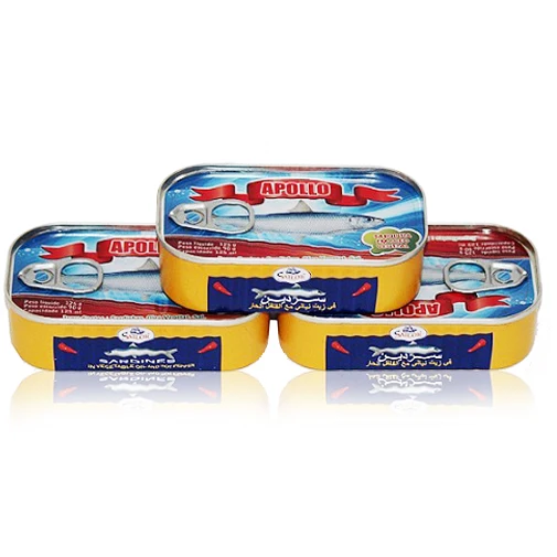 Сардины в консервировке по всему миру, сардины марокканские высшего качества, 125 г, сардины в растительном масле/соевом масле, 125 г * 50 консервных банок/сардины в томатном соусе