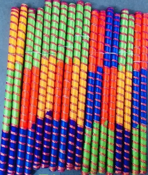Indian Handmade Dandiya Sticks Pairs For Garba Celebrations Navratri Special Stick