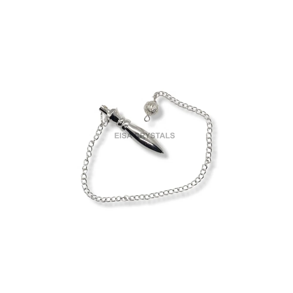 Hot-Selling Sier Karnak Healing Brass Metal Pendulum Online Reiki Divination Metaphysical Tool Sale Dowsing Pendulums Crystals