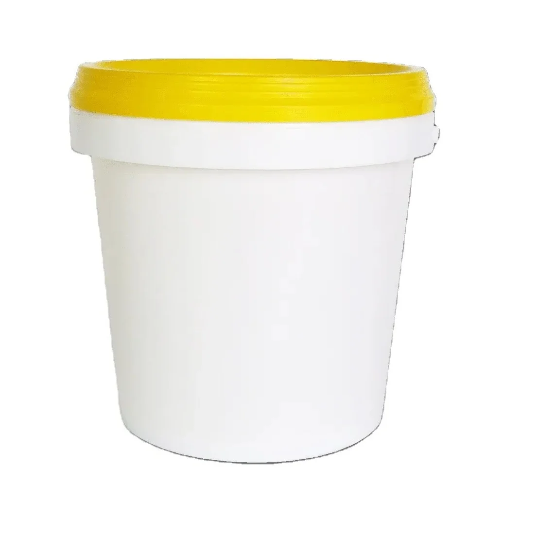 Silk Screen Printing Vietnam High Quality New Top Nice Multi Color plastic Small Round Clear 1Lit PP Plastic Paint bucket