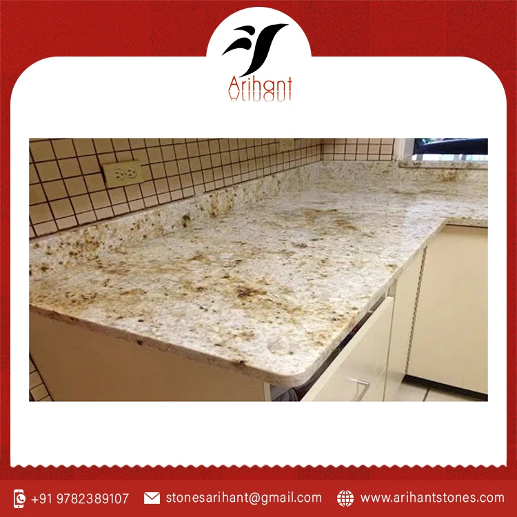 Latest Collection Good Quality Yellow Granite Designer Granite Slab From Wholesale Supplier