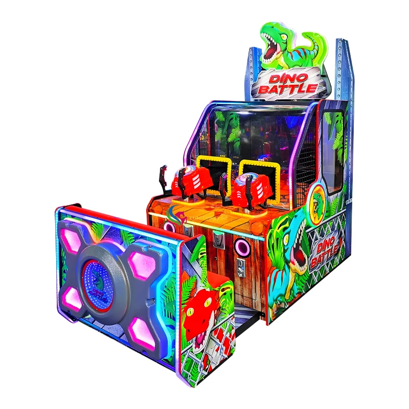 Good Quality Coin Operated Dinosaur Shooting Game Machine Ball Arcade Machine for Racing for Kids