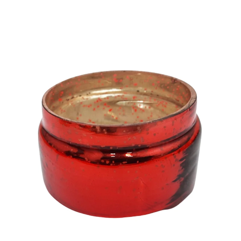 Glass Unique Design Round Votive Green Colour Modern Style Candle Jars  For Wedding & Home Decoration Customized In Bulk