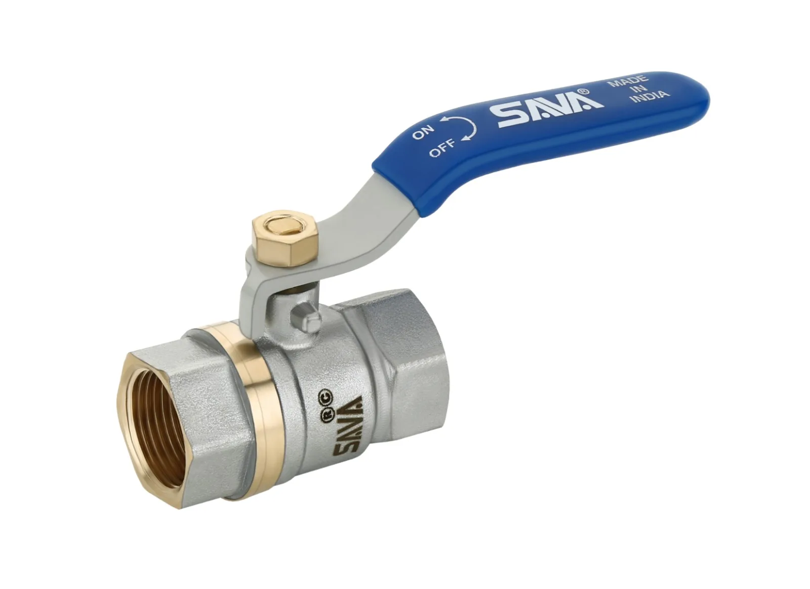 Brass Ball Valve Two-piece Internal And External Threaded Connection Brass Ball Valve Tap Water Manual Switch Threaded