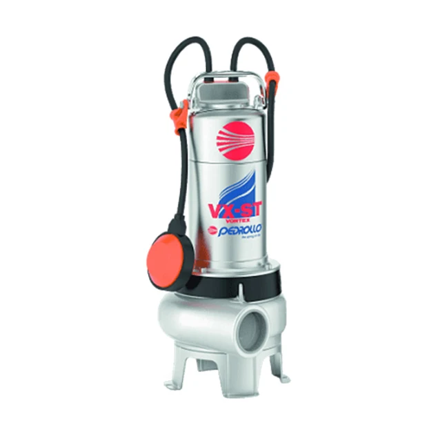 360L/m Maximum Flow Rate and 0.75KW Power AISI 304 Stainless Steel Pedrollo VXM8/35-ST Drainage Pump for Slightly Dirty Waters