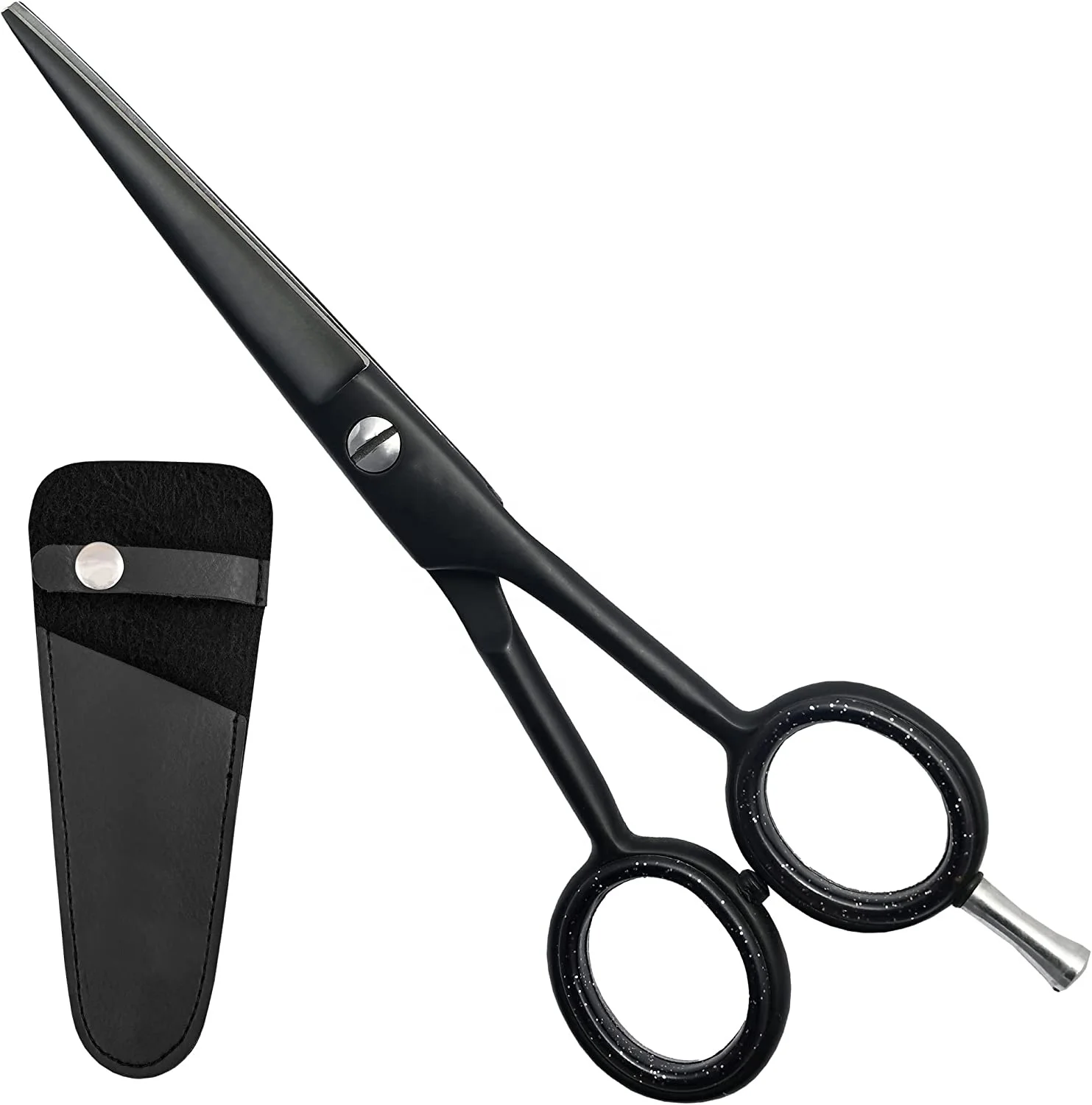 Professional Barber Hair Cutting Scissors Shears Black Men Women Hair Beard Trimming Shaping Grooming best seller in low price