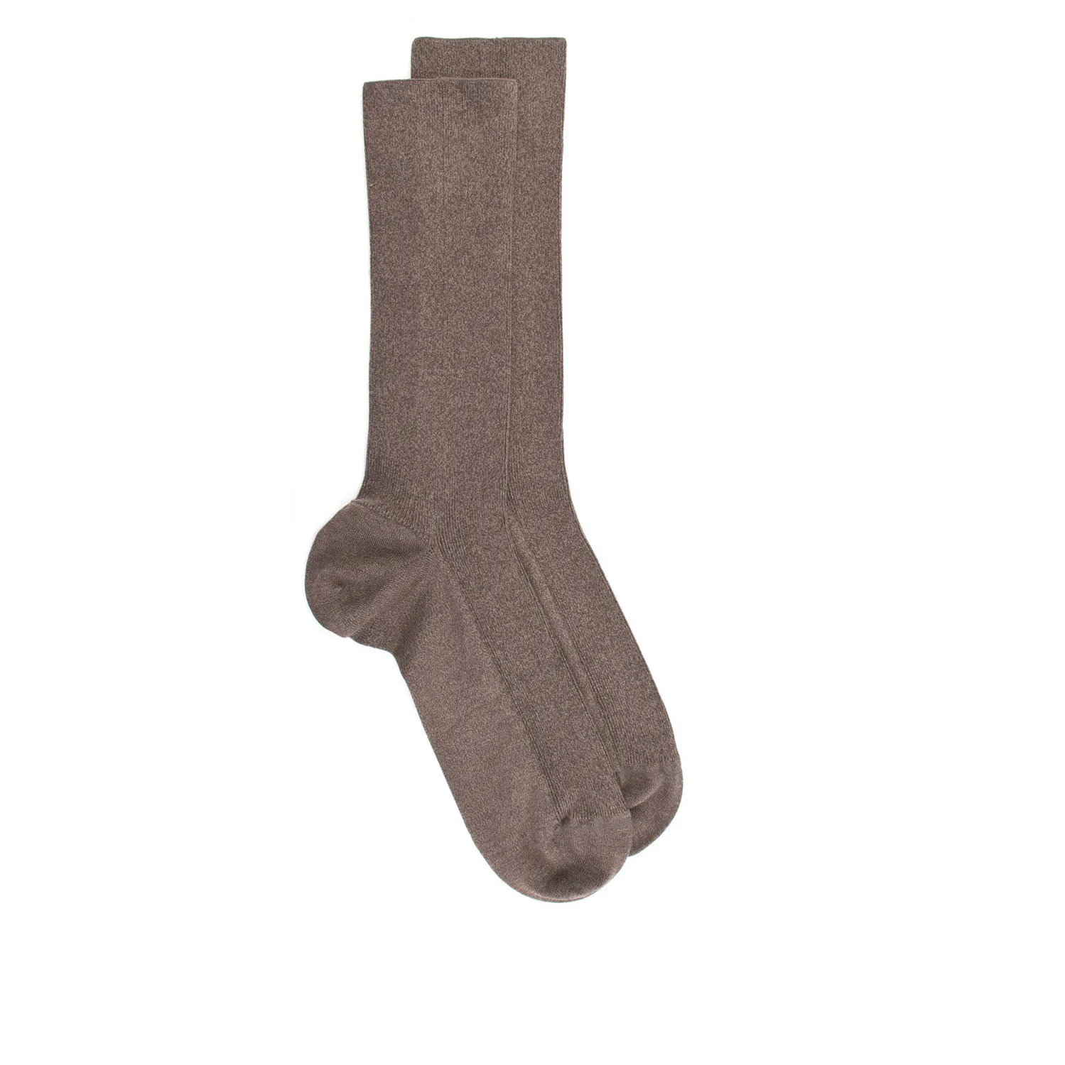Premium Mens Elastic-Free Ribbed Egyptian Cotton Socks - Ultra-Comfortable And Non-Binding - Ideal For All-Day Wear