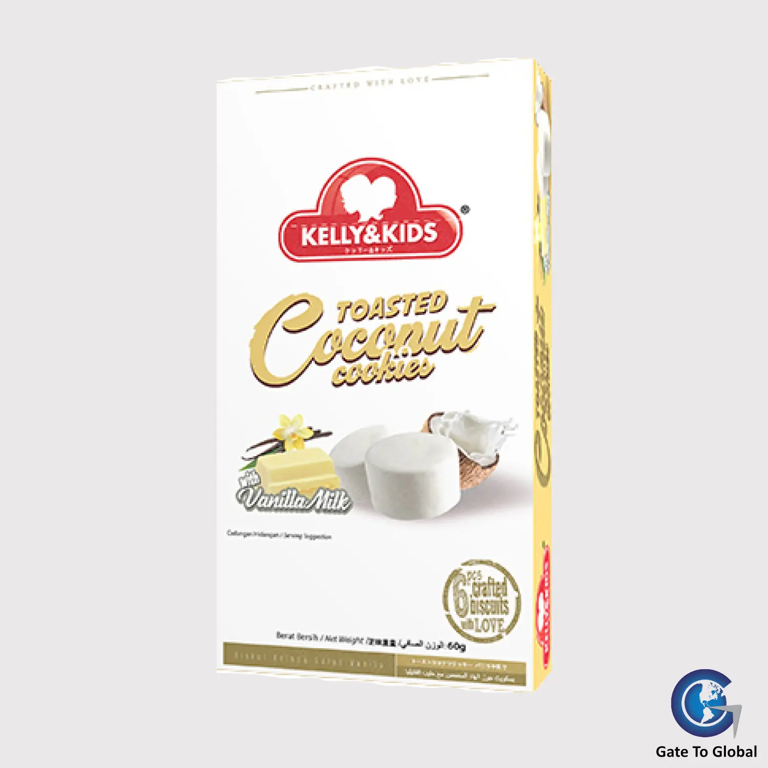 Crispy Choco Musang King ReeVo Made in Malaysia Bottle Packaging Food Solid Biscuit Color Confectionery Weight Form Multi Shelf