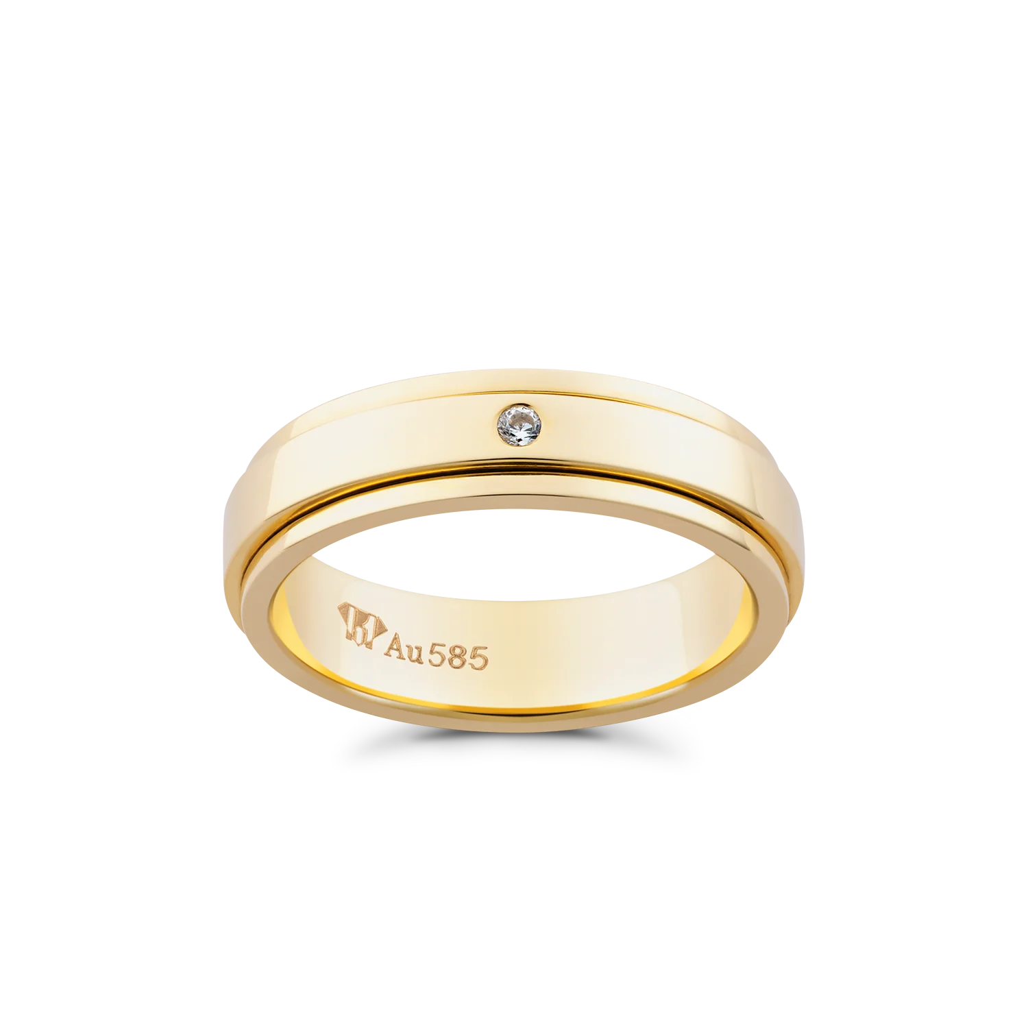 Fine jewelry 14k 18k gold wedding rings couple set high quality wholesale price customized design Vietnam Manufacturer NC762