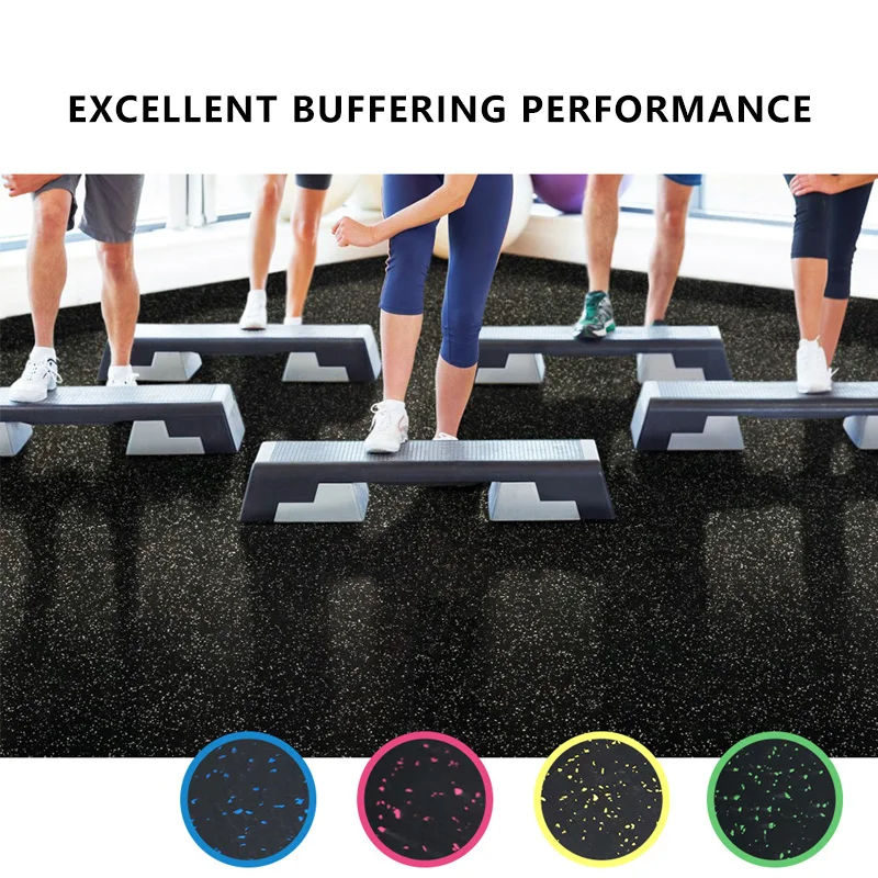 Wholesale indoor 1m Width 12mm Thickness gym rubber flooring roll piso de caucho para gym