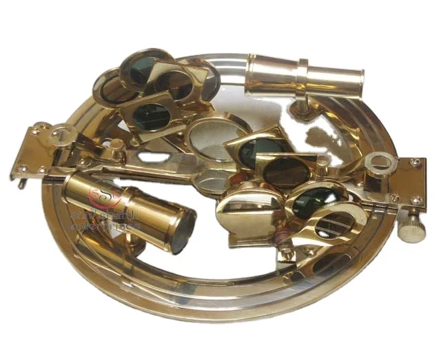 Antique Collectible Designer Nautical Home Decor Gift Sextant Brass Navigational Metal Crafts Sextant