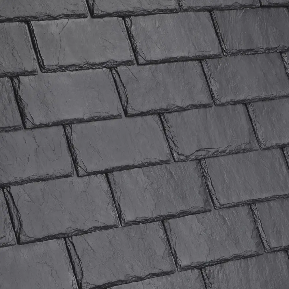 Slate Strips Slate Roof Black and Gray Outdoor Natural Stone Split Roofing Slate Tiles