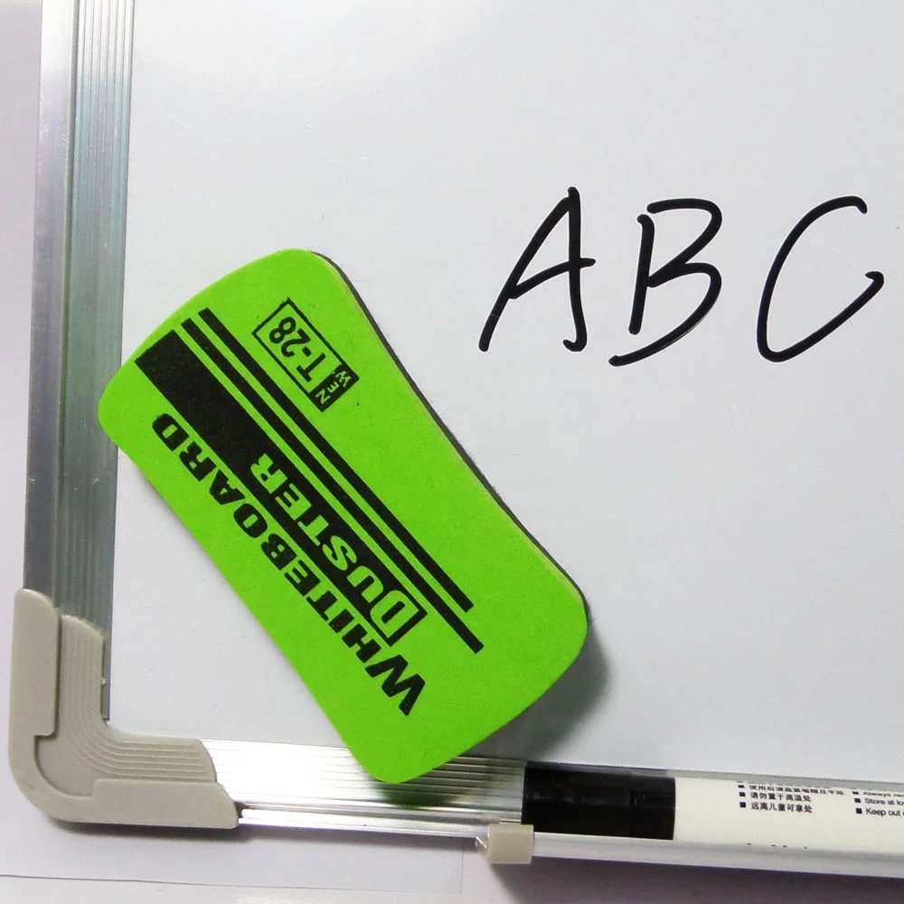 Factory cheap price custom logo EVA felt magnetic whiteboard and blackboard eraser