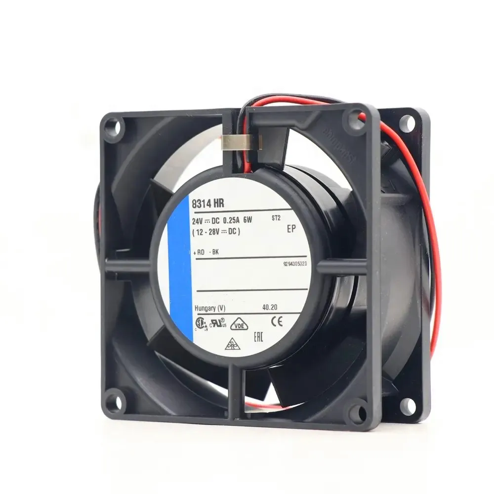 YJL 8314HR 8032 80x80x32mm 8cm IP20 24V DC 47.1 CFM 0.25A High Speed Siemens Inverter Cooling Fan