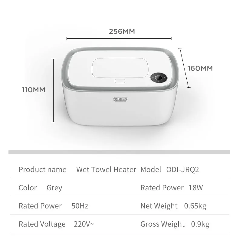 Extra Large Capacity Customization ABS Adjustable Temperature Baby Wet Wipes Warmer Electric Towel Heater