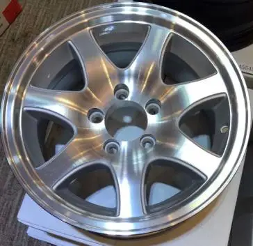 Wholesale Price High Performance Silver Trailer Alloy Wheel High Load 7Spokes 5Holes 13X5J PCD5/6/8X4.5 for Trailer Parts