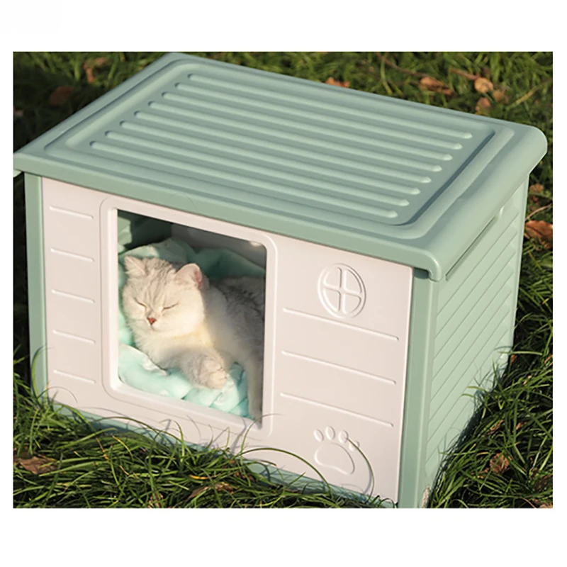 Fashion new cheap waterproof folding plastic indoor small dog bed cat bunk beds pet bed funny