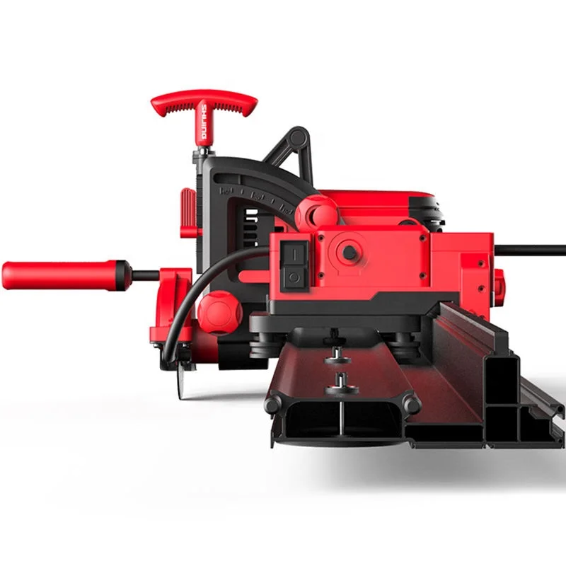 Hongyi Full Automatic Portable 45 Degrees Tile Cutting Machine With Rail Marble Stone Chamfering Machine