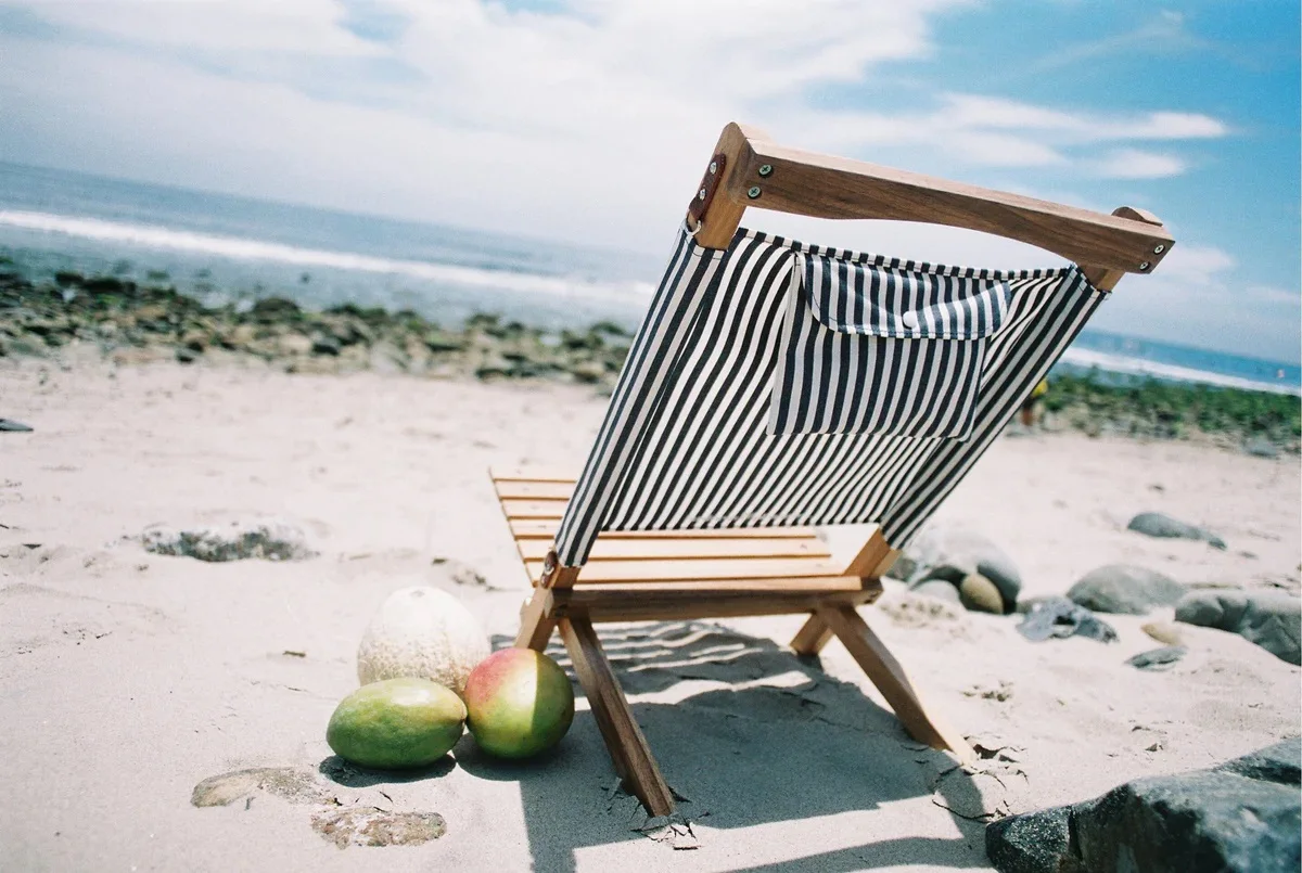 Hot Selling Modern Luxury Vintage Wooden Chair High Quality Teak Oak Wood Beach Chair for Living Room Outdoor Relaxing Furniture