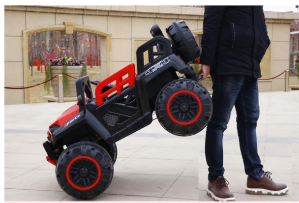 Cheap kids ride on beach buggy/electric ride on car 4 wheels motors car/gift car kids slide car with music lights electric car