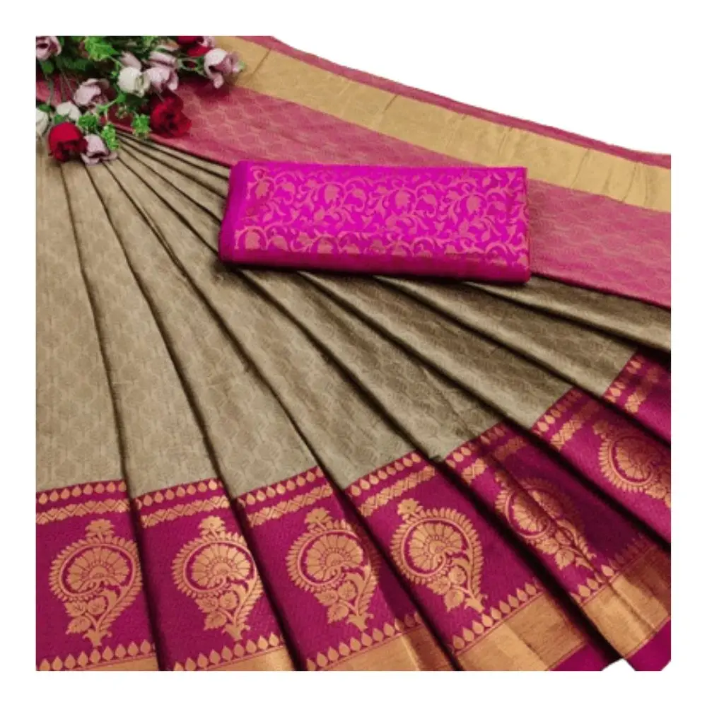 sungudi cotton sarees fabulous zari border with plain saree with pure cotton from Indian Manufacturer at affordable price
