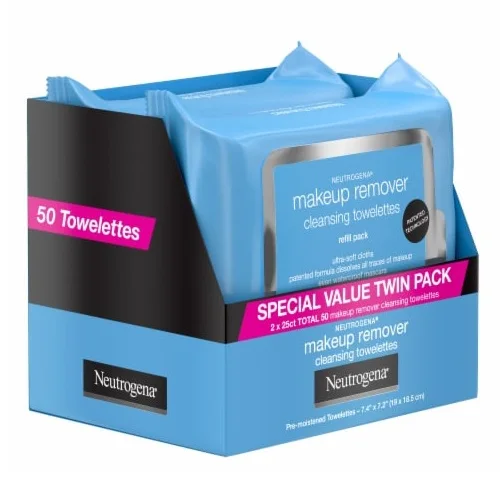 Neutrogena Deep Clean Make-Up Remover Facial Wipes, 25 Wipes
