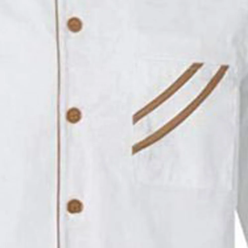 Cheap uniform chef coat with pocket Custom restaurant hotel 50% cotton men and women fitted kitchen jacket