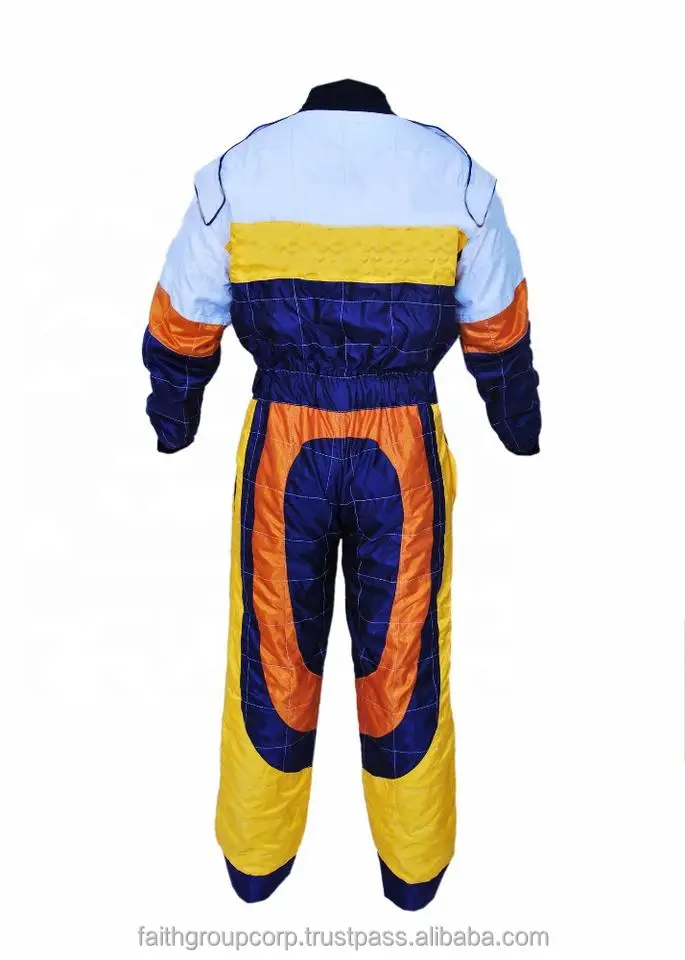 Women Body Ski Suit Cotton Racer Training Overall Club Protective Coverall Flames Retardant Car Racing Karting Practice Suit