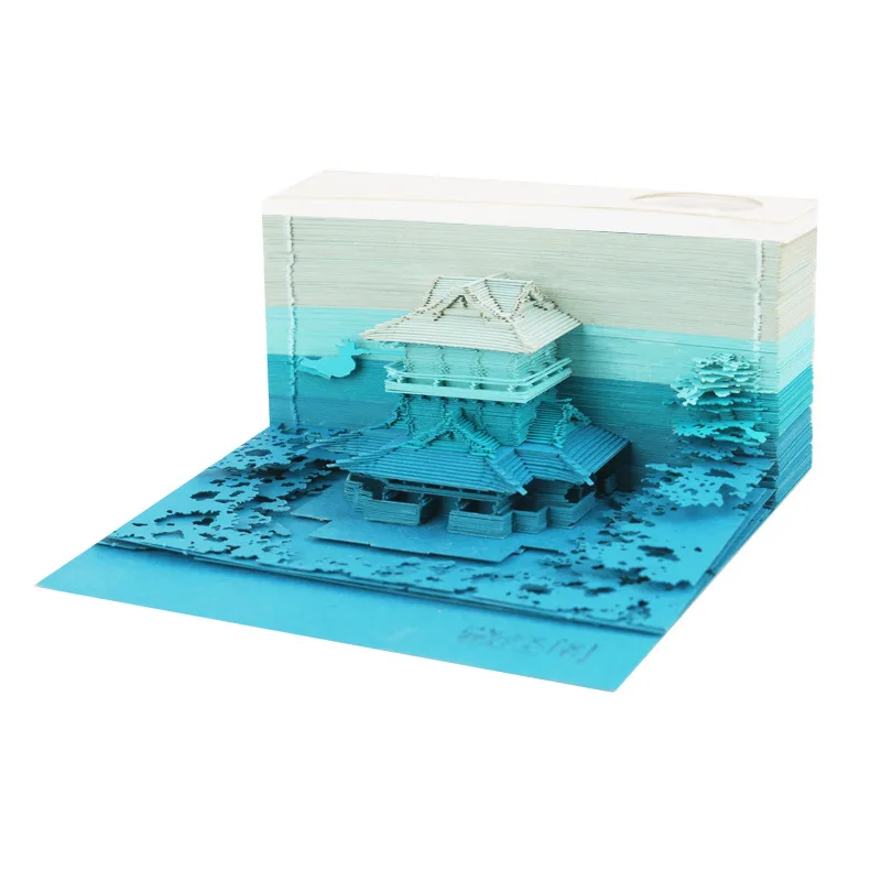 Elevate Your Workspace with Gift Ready 3D Memo Cube Holder Whimsical 3D sticky note creations