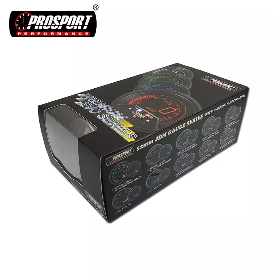 52mm 12V Universal automotive meter EGT Gauge Exhaust Gas Temperature waterproof LED backlight Warning function